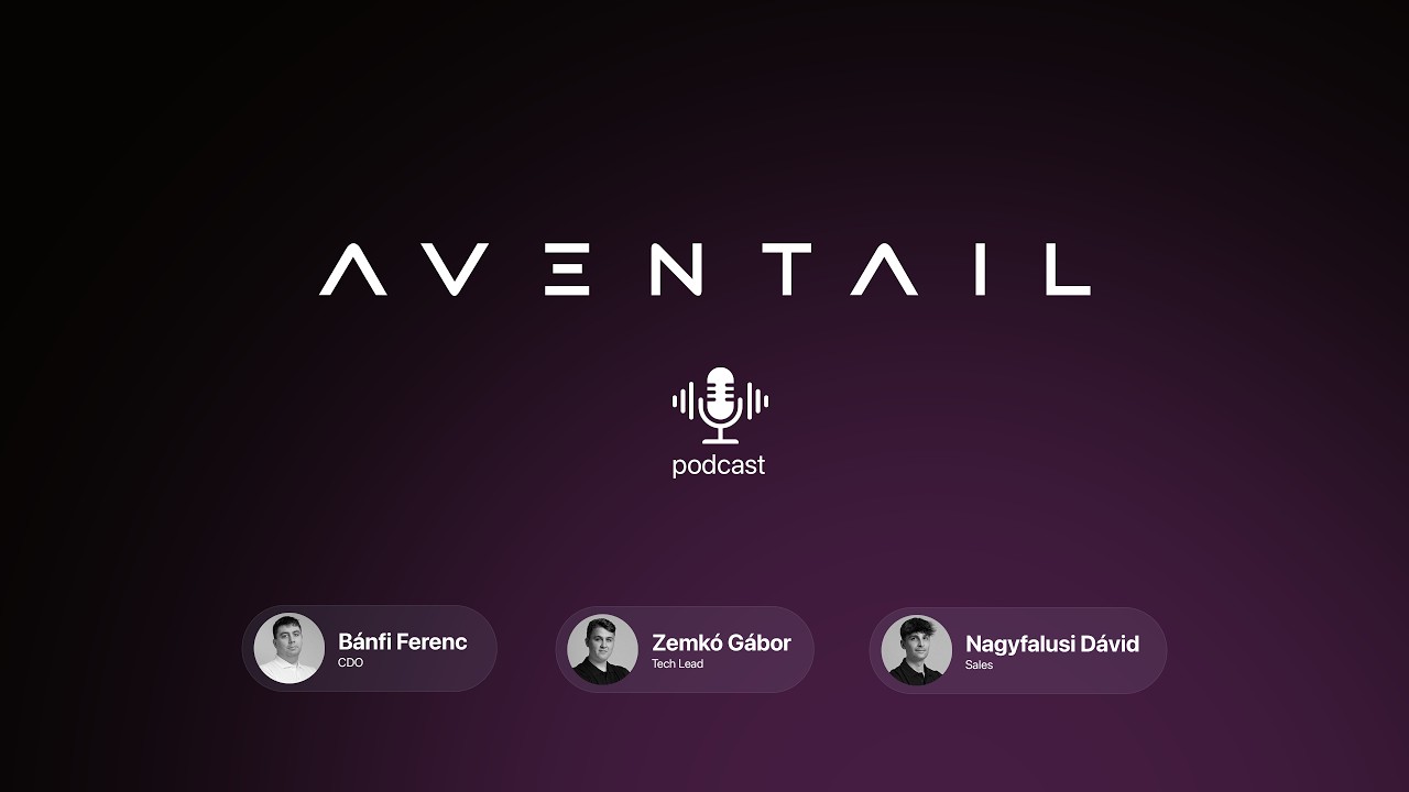 The first Aventail podcast with Ferenc Bánfi, Gábor Zemkó, and Dávid Nagyfalusi